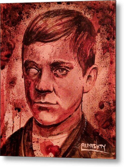 Ryan Almighty Metal Print featuring the painting JESSE POMEROY fresh blood by Ryan Almighty