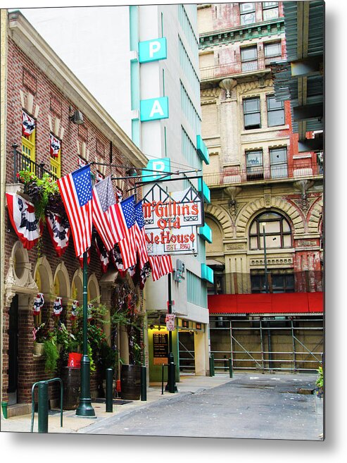 Mcgillins Metal Print featuring the photograph McGillins Old Ale House -1860 - Phladelphia by Bill Cannon