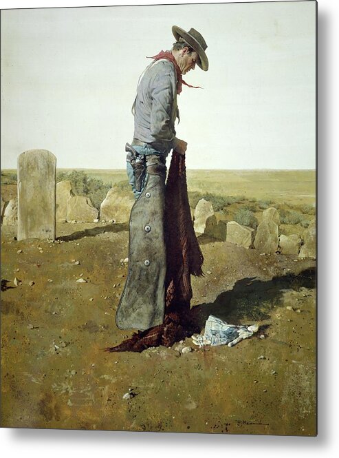 Ethan Metal Print featuring the painting Ethan by Robert McGinnis