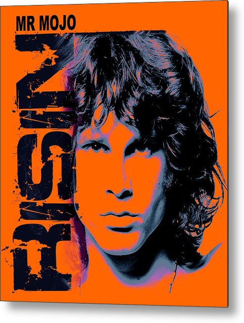 The Doors Metal Print featuring the digital art Mr Mojo Risin by Mal Bray