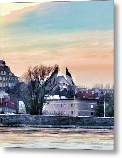  Metal Print featuring the photograph Old Town in Warsaw # 16 4/4 by Aleksander Rotner