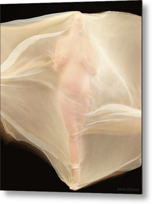 Pregnancy Metal Print featuring the photograph Olivia Pregnant by Anne Geddes