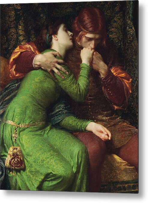 Paolo and Francesca Metal Print