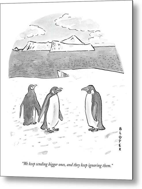 Penguins on Antarctica Metal Print by Brendan Loper - Conde Nast