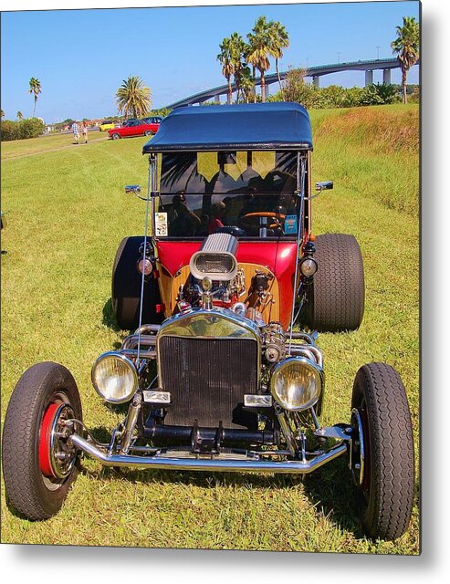 Hot Rod Metal Print featuring the photograph Rev It Up by Christopher James