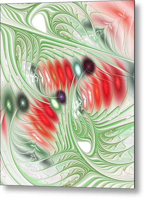 Spirit Metal Print featuring the digital art Spirit of Spring by Anastasiya Malakhova