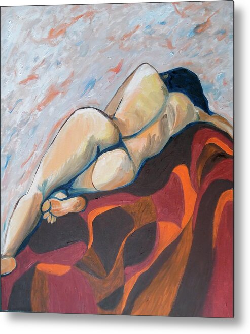 The Anguish Of Love Metal Print featuring the painting The Anguish of Love by Esther Newman-Cohen