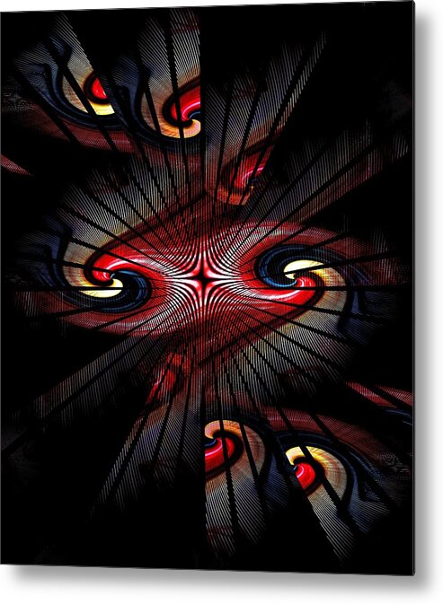 Fractal Metal Print featuring the photograph The Deception of Success by Danielle R T Haney