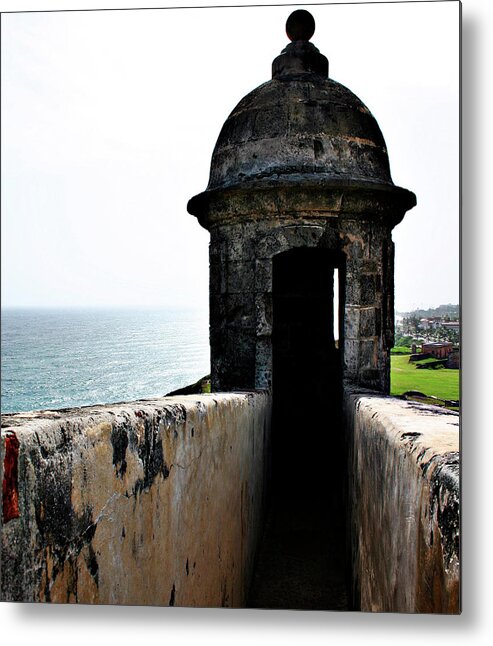 Landscape Metal Print featuring the photograph The Garitas of The Fort by Gilbert Artiaga