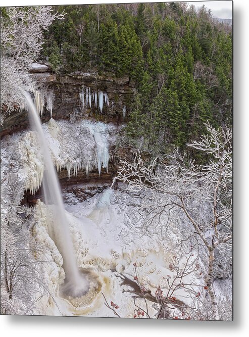 Waterfalls Metal Print featuring the photograph Winter Wonderland At Kaaterskill Falls by Angelo Marcialis