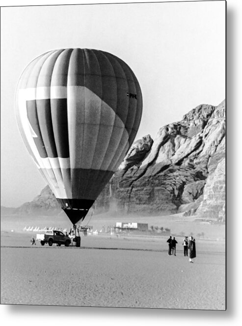 Hot Air Balloon Metal Print featuring the photograph Hot Air Balloon #1 by Ali Abu Ras