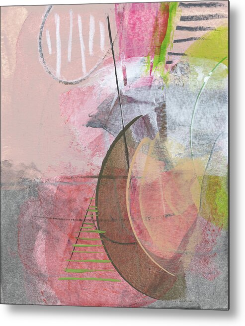 Abstract Metal Print featuring the painting Untitled #792 by Chris N Rohrbach