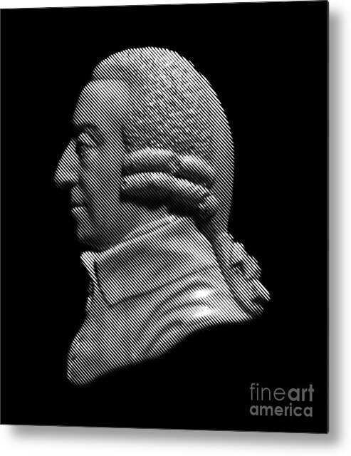 A Pioneer Of Political Economy Metal Print featuring the digital art Adam Smith by Cu Biz