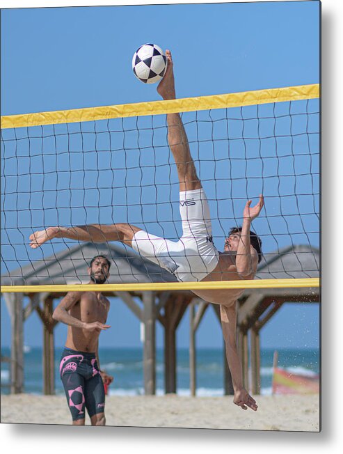 Volleyball Metal Print featuring the photograph Do It Your Own Way. by Itzik Einhorn