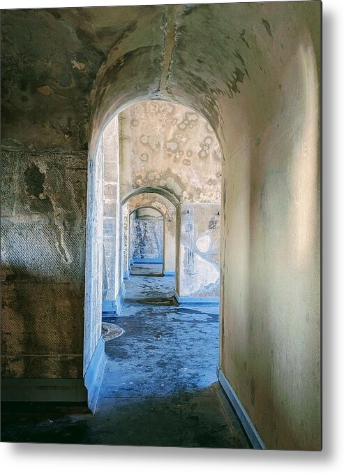 Architecture
Archways
Doorways
Textures
Weathering
Deterioration
Point-battery
Portsmouth
Interior
Old
History Metal Print featuring the photograph Inside History by Elizabeth Allen