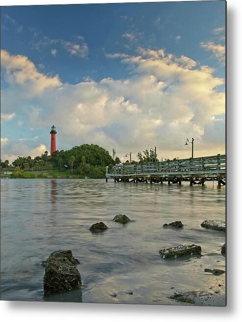 Lighthouse Metal Print featuring the photograph Jupiter Lighthouse by Steve DaPonte