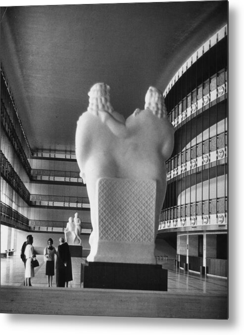 Lincoln Center Metal Print featuring the photograph Lincoln Centre by Erich Auerbach