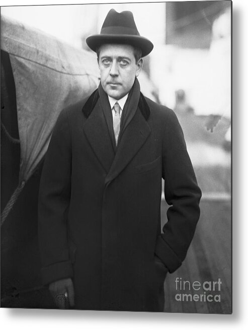 People Metal Print featuring the photograph Movie Producer Charles Duell by Bettmann
