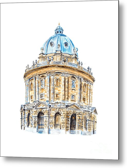 Rad Cam Metal Print featuring the photograph Radcliffe Camera by Elizabeth Lock