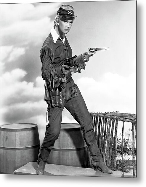 Doris Day Metal Print featuring the photograph DORIS DAY in CALAMITY JANE -1953-, directed by DAVID BUTLER. #1 by Album