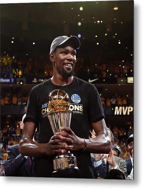 Kevin Durant Metal Print featuring the photograph Kevin Durant by Nathaniel S. Butler