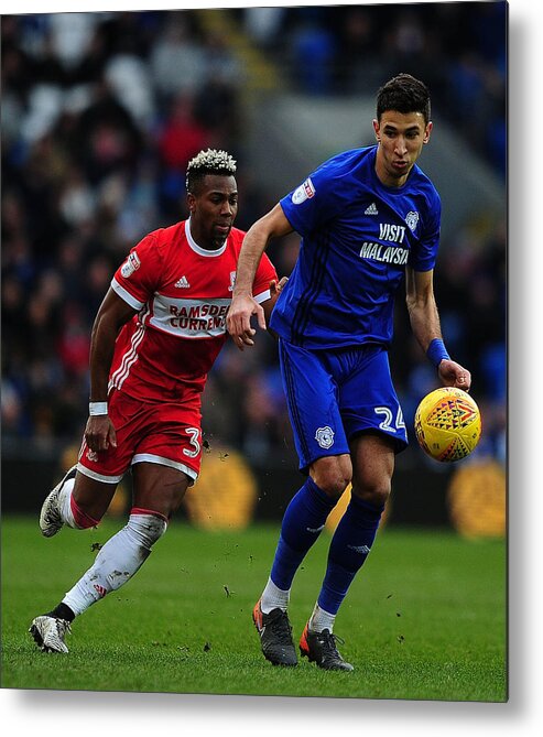 Sport Metal Print featuring the photograph Cardiff City v Middlesbrough - Sky Bet Championship #2 by Harry Trump
