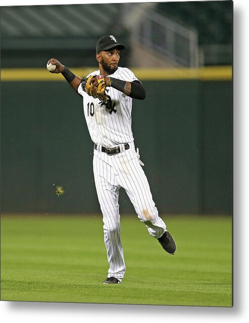 Double Play Metal Print featuring the photograph Alexei Ramirez by Jonathan Daniel