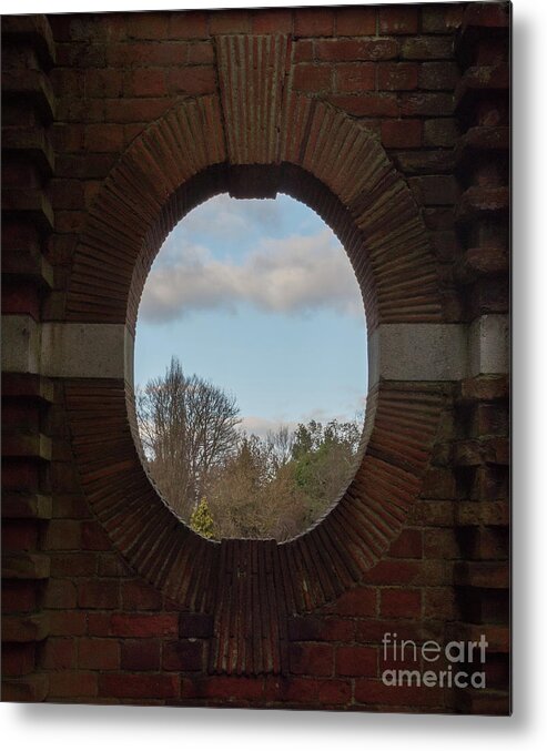 Architectural Metal Print featuring the photograph Architectural Aperture by Perry Rodriguez