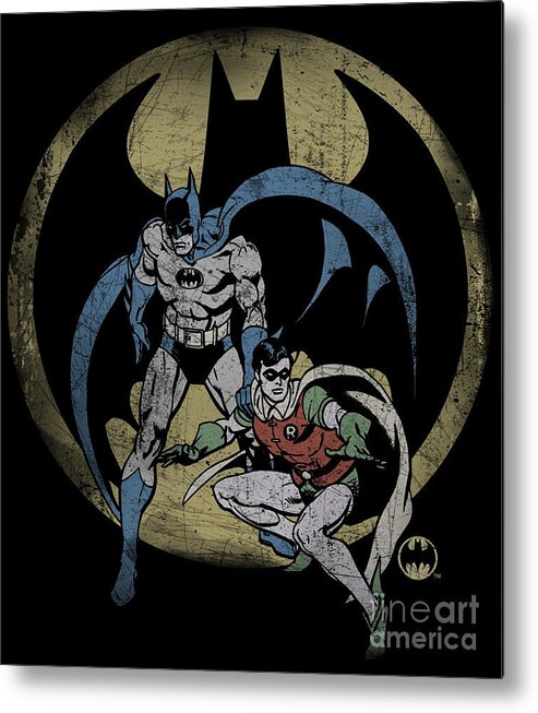 Batman And Robin Metal Print by Fred Potter - Fine Art America