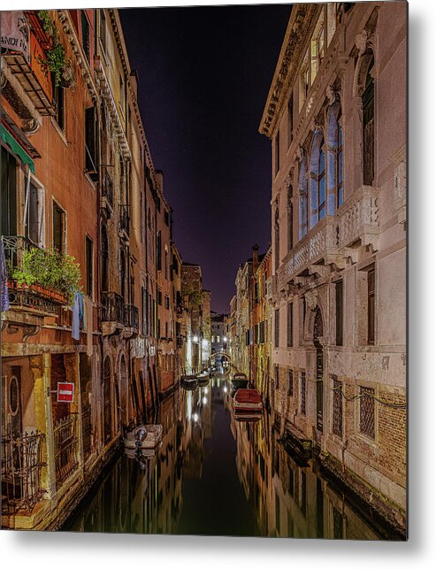 Italy Metal Print featuring the photograph Calm Venetian Nights by David Downs