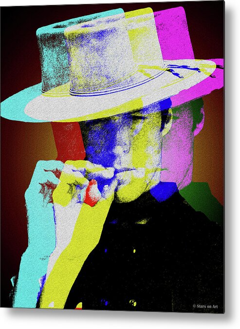 Clint Eastwood Metal Print featuring the digital art Clint Eastwood by Movie World Posters