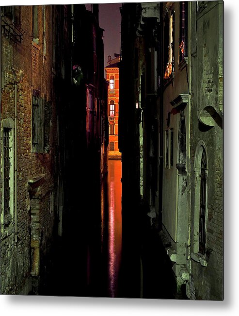 Venice Noir Metal Print featuring the photograph Deep Red by Eyes Of CC