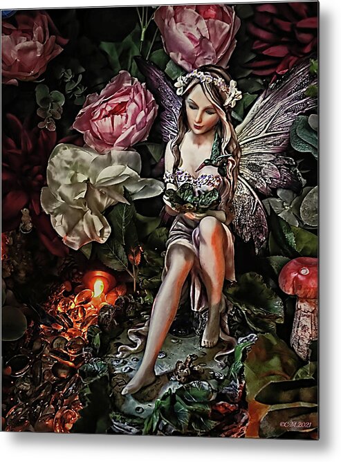 Floral Background Metal Print featuring the photograph Devine Magic by Catherine Melvin
