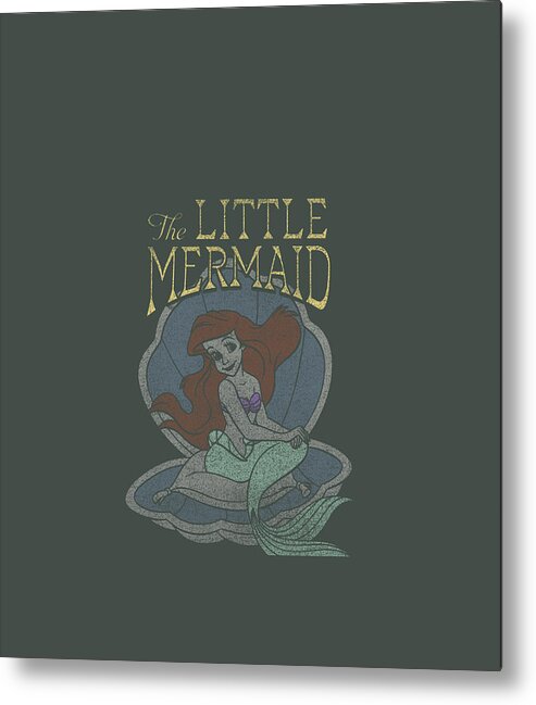 Disney The Little Mermaid Ariel Shell Metal Print by Guy Hilda - Pixels