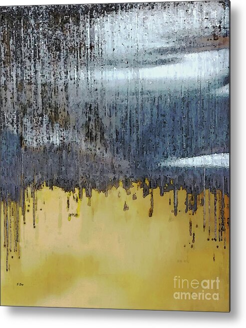Abstract Metal Print featuring the painting Florida Storm 300 by Sharon Williams Eng