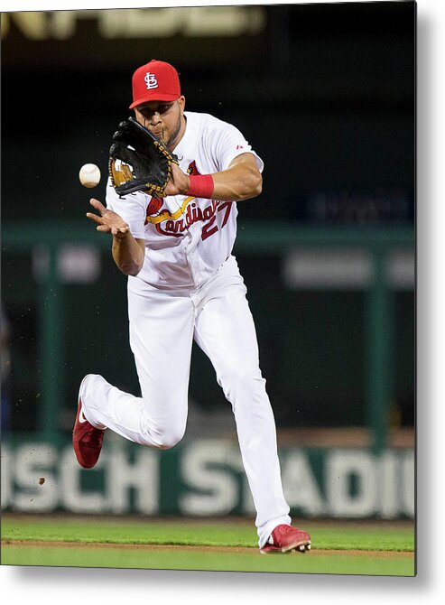 St. Louis Cardinals Metal Print featuring the photograph Jhonny Peralta by David Welker