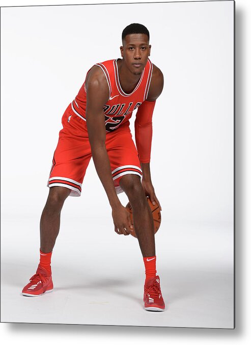 Media Day Metal Print featuring the photograph Kris Dunn by Randy Belice