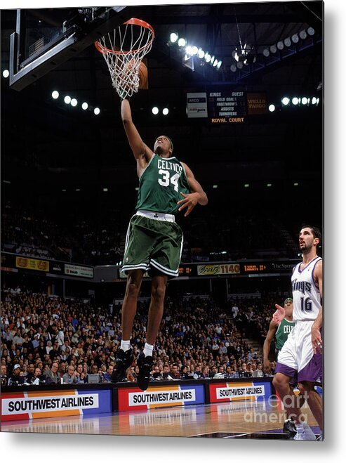 Nba Pro Basketball Metal Print featuring the photograph Paul Pierce by Rocky Widner