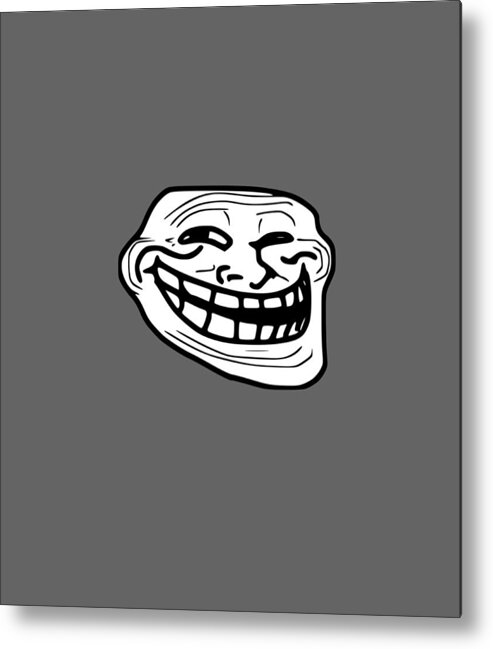 Troll Face Internet Meme Metal Print by Hakeem Harrie - Pixels