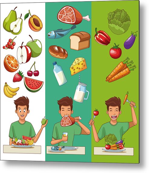Healthy And Junk Food Drawing | Healthy Food Recipes