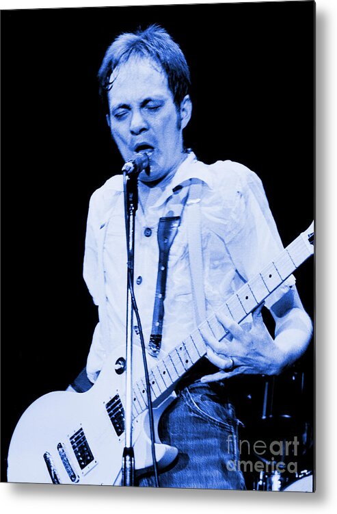 Steve Marriott Metal Print featuring the photograph Steve Marriott - Humble Pie at The Cow Palace S F 5-16-80 #1 by Daniel Larsen