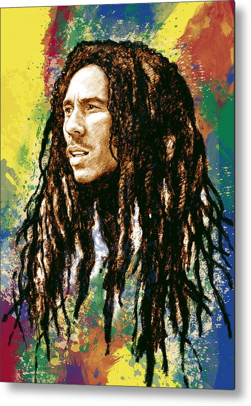 Bob Marley Drawing by Kniel Nangit | ArtWanted.com