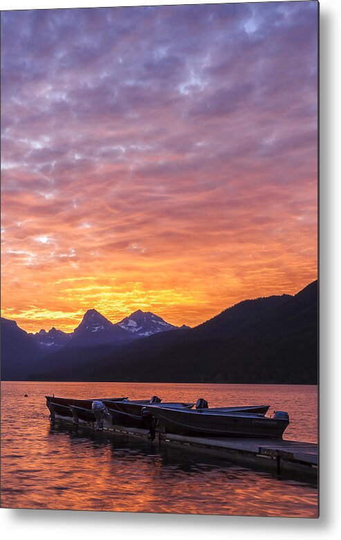 Veritcal Metal Print featuring the photograph Morning Light II by Jon Glaser