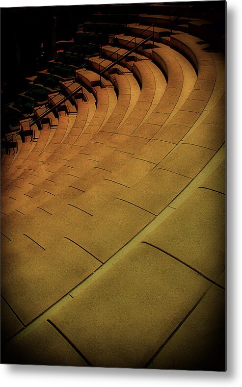  Metal Print featuring the photograph Symmetry Seating by Joseph Hollingsworth