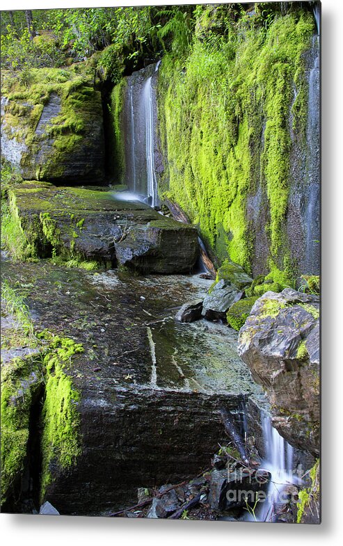 Idaho Metal Print featuring the photograph Tunnel 33 Falls by Idaho Scenic Images Linda Lantzy