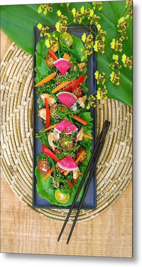 Pahole Metal Print featuring the photograph Hawaii Pahole Fern Salad by James Temple