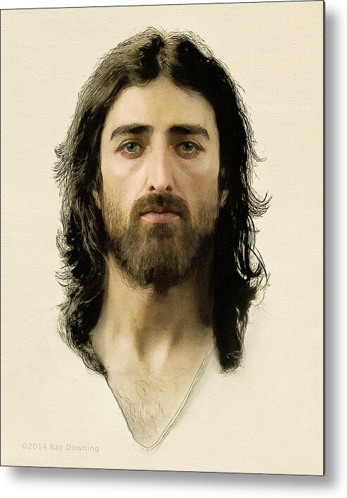 Jesus Metal Print featuring the digital art I Am the Way by Ray Downing