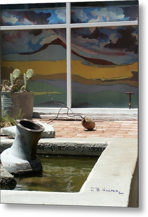 Arcosanti Metal Print featuring the photograph Arcosanti Still Life by R B Harper