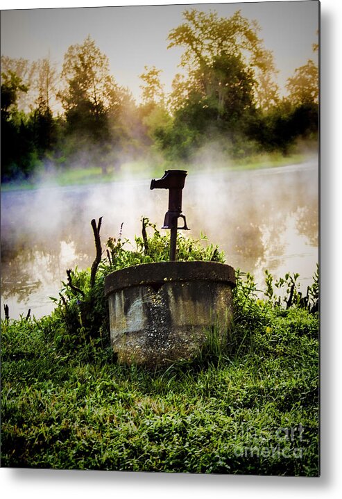 Digital Art Photograph Metal Print featuring the photograph It Is Well by M Three Photos