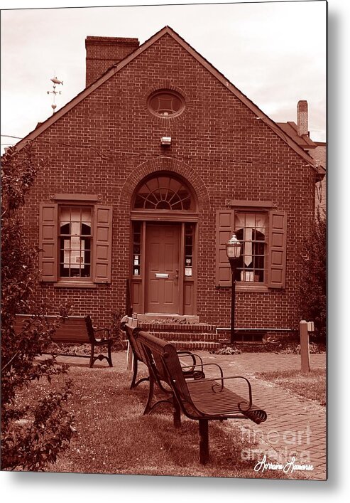 Photography Metal Print featuring the photograph Chamber of Commerce Elkton MD #1 by Lorraine Louwerse